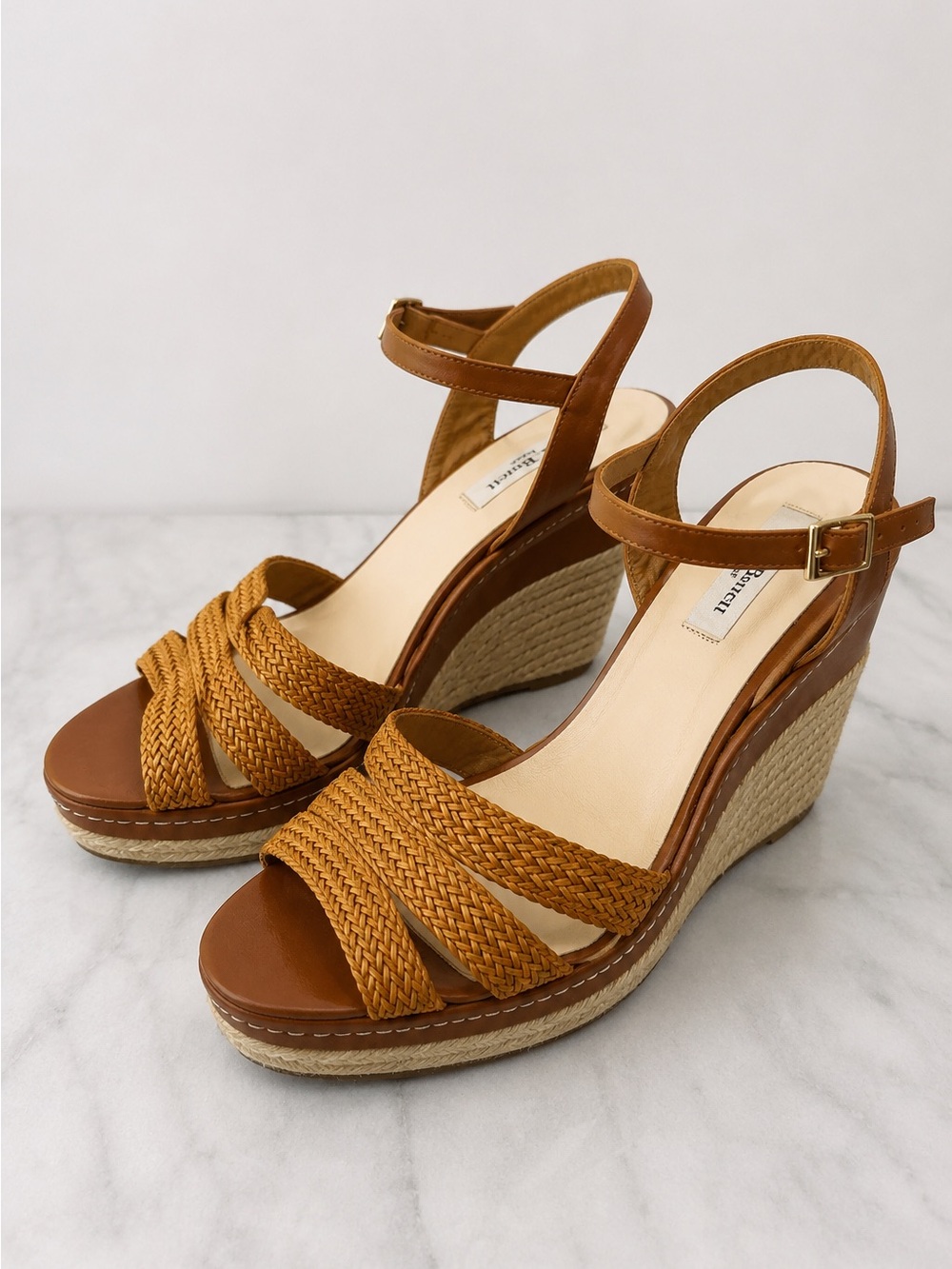 L.K. Bennett Woven Wedge Espadrille Sandals Size  EU 42 US 12